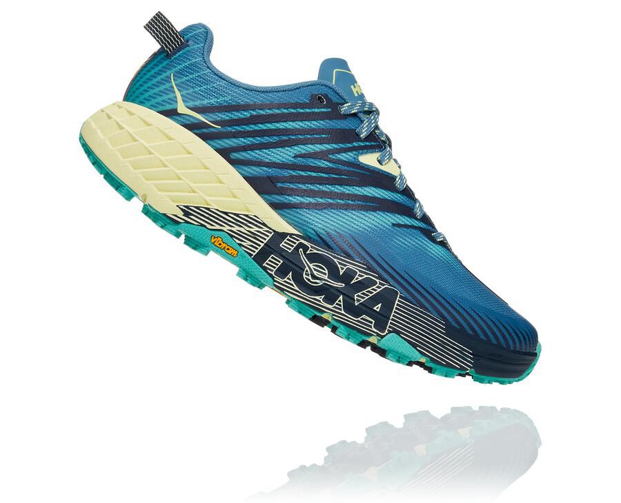 Hoka One One Trailsko Dame - Speedgoat 4 - Blå - 359740ELH